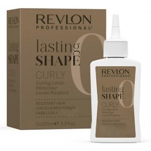Revlon Lasting Shape - Curly lotion 100ml x 3 + Neutrilizer น้ำยาโกรกดัด 100ml x 3 ขวด เบอร์ 0 สูตรสำหรับผมแข็งแรง เส้นใ