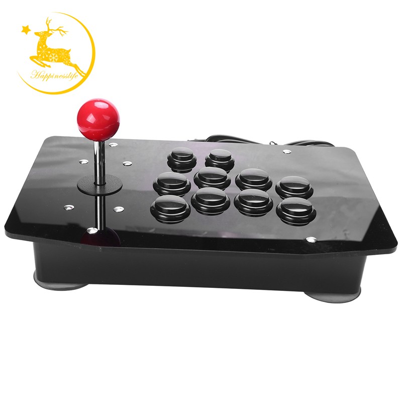 ตัวควบคุม Gamepad：Arcade Joystick Fighting Stick Acrylic Wired Usb ...