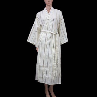 ชุดคลุมอาบน้ำ สไตล์ญี่ปุ่น Bathrobe ทำจากผ้าฝ้าย Cotton 100% Free Size YKHP51