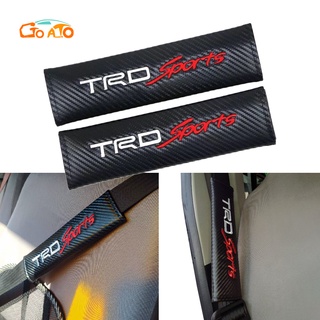 GTIOATO สำหรับ TRD Sport ที่หุ้มเข็มขัดนิรภัยรถยนต์ คาร์บอนไ…