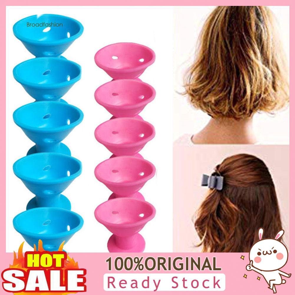 Mf 40pcs Set Mini Soft Magic Mushroom Hair Curlers Rollers Diy