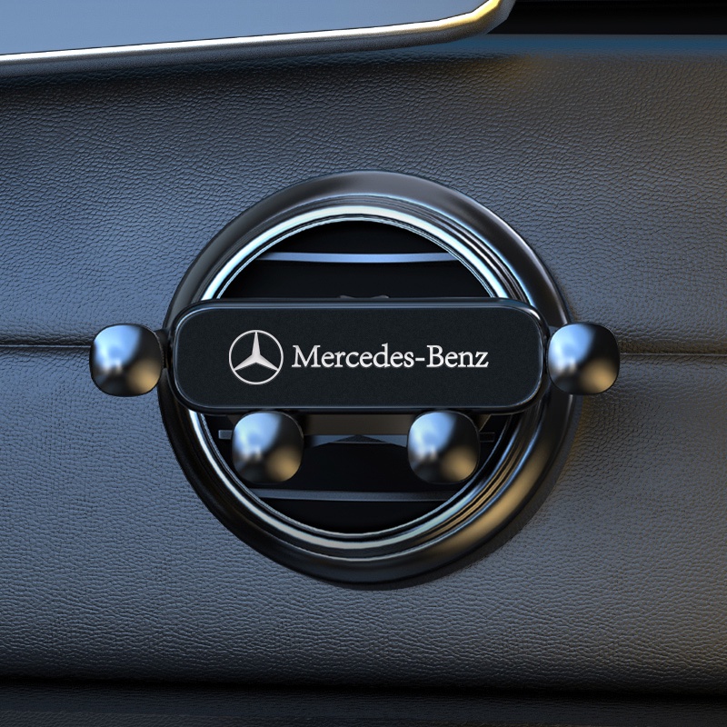 ที่วางโทรศัพท์มือถือ GPS แบบคลิปหนีบช่องแอร์รถยนต์ ขนาดเล็ก สําหรับ Mercedes Benz Class W212 W211 W210 W203 W204 W205 CLA GLK CLS A C E