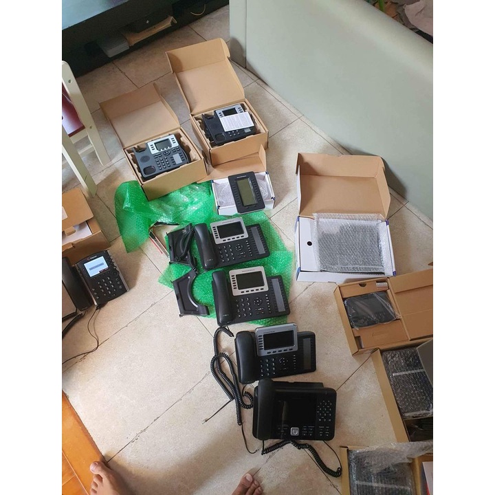 โทรศัพท์มือสองสภาพดี ip-phone grandstream หลายรุ่น GXP-2160 GXP-2130 GXP-2170 GXP2200EXT โทรศัพท์สำน