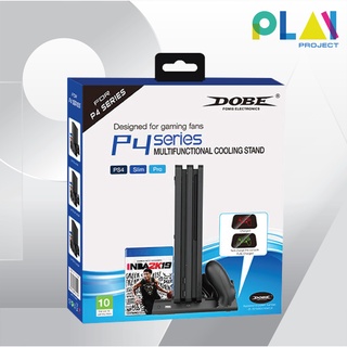 ขาตั้งเครื่อง Ps4 Pro/Slim Dobe [มีไฟบอกสถานะการชาร์จจอย] [Stand for Ps4 by Dobe] [ขาตั้ง Ps.4] [ขาตั้งPS4] [PS4 Stand]