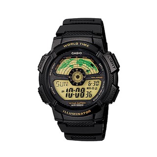 Casio นาฬิกาข้อมือผู้ชาย สายเรซิ่น รุ่น AE-1100W-1BVDF