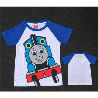 โทมัสเพื่อนรถไฟเด็กทารกเด็กผู้หญิงฤดูร้อนเสื้อยืด Tops เครื่องแต่งกายเสื้อ Tee