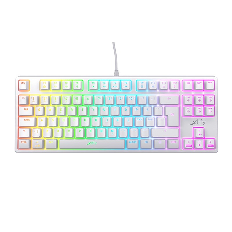Xtrfy K4 RGB TKL White (แป้นพิมพ์ภาษาไทย)