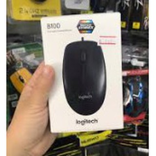 USB Optical Mouse LOGITECH (B100) Black