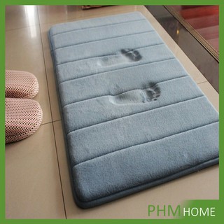 พรมเช็ดเท้า 40x60 Cm เมมโมรี่โฟม พรมกันลื่น พรมเช็ดเท้า Anti-slip mat