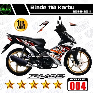 สติกเกอร์รูปลอก สําหรับ Honda BLADE 110 Karbu 2006-2011 REPSOL - Honda BLADE Old - Honda BLADE | สติกเกอร์รูปลอก Honda Wave Dash110 | สติกเกอร์รูปลอก สําหรับ Honda Dash 110 04