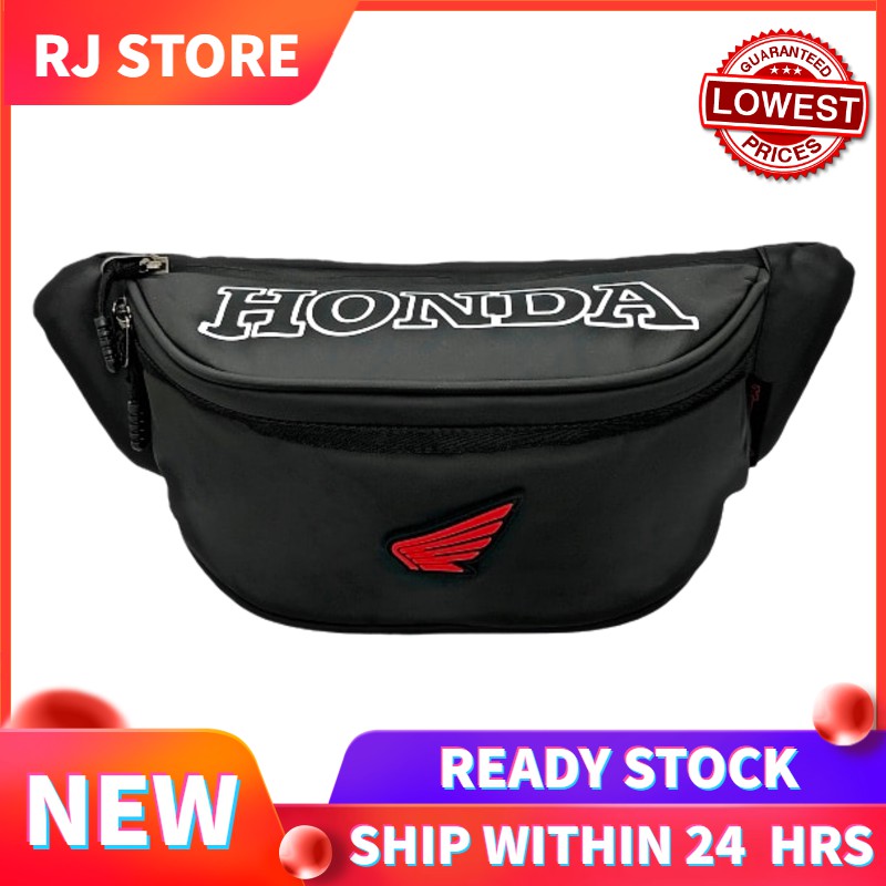 HONDA YAMAHA กระเป๋ากันน้ํากระเป๋าคาดเอว Air Kalis Beg Lelaki Men Sling Chest Bag Motor TAICHI
