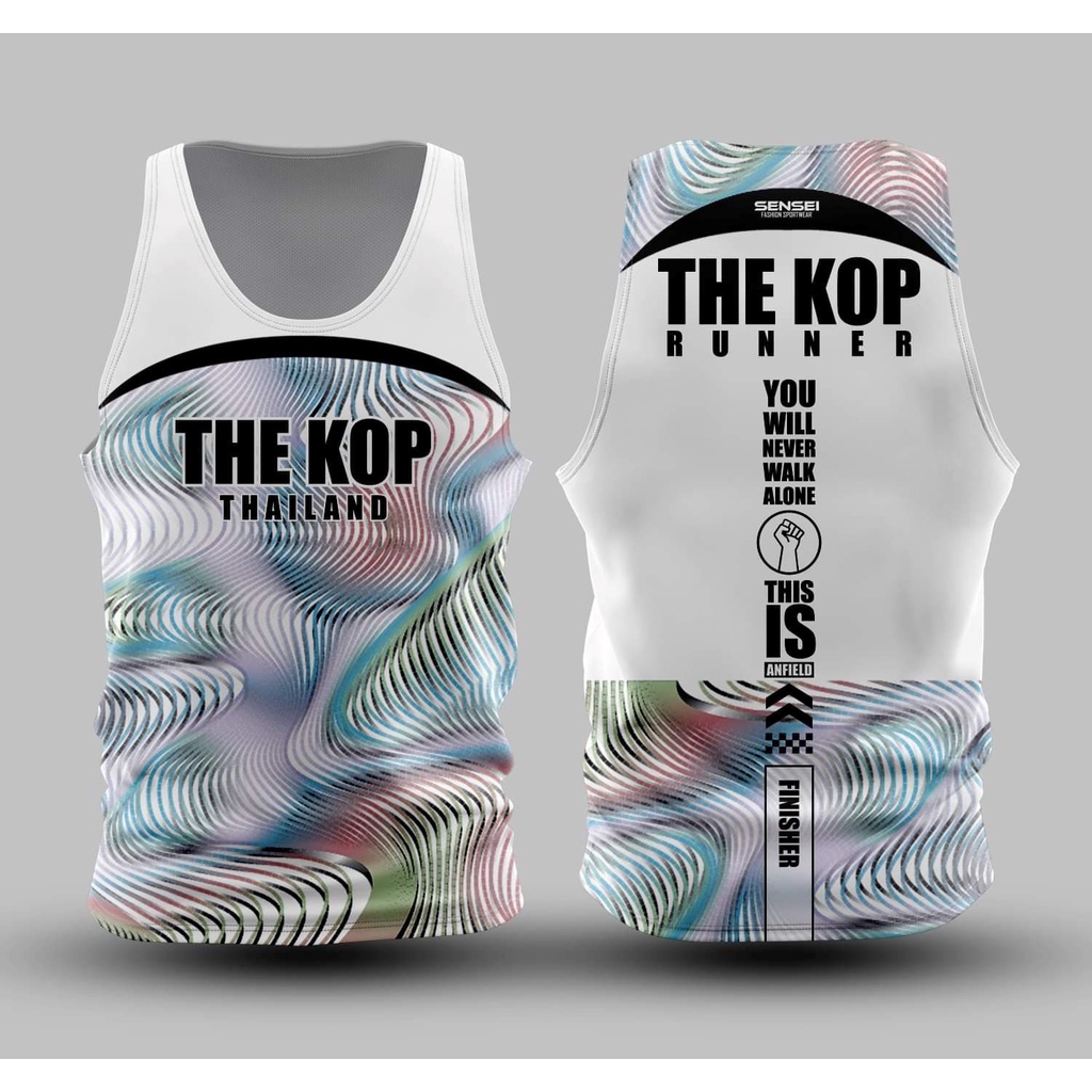 ✨ใส่โค้ดSENSEI10Pลด10% ✨เสื้อแขนสั้นพิมพ์ลาย(หน้า-หลัง) ลายTHE KOP TH1 ราคา ถูกที่สุด ดีลบีเคเค แกลเลอรีภาพที่ 3