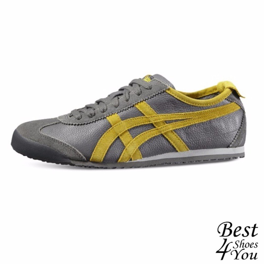 Onitsuka Tiger Mexico 66VIN รุ่นยอดนิยม D2J4L-1174 (Grey / Sulphur)