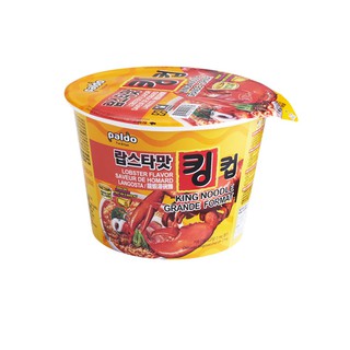 พาลโด คิงคัพ ล็อบสเตอร์ (บะหมี่กึ่งสำเร็จรูปรสกุ้ง) 110 กรัม / Paldo King Cup Lobster Noodle 110 g.