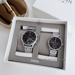 👑ผ่อน0%~แท้100%👑 นาฬิกาข้อมือ Fossil แท้ BQ2469 SET❤️ BQ2469set His And Her