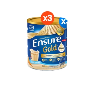 [สูตรใหม่] Ensure Gold เอนชัวร์ โกลด์ ธัญพืช 850g 3 กระป๋อง Ensure Gold Wheat 850g x3