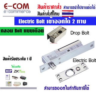 Drop Bolt ตัวครอบกระจก ประตูกระจกเปลือย ด้านล่างรับเดือยกลอน Electric Bolt  หอพัก สำนักงาน HIP,ZKTeco