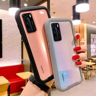 เคส Huawei P30pro โปร่งใสเล็กเอวใหม่ P40pro แพคเกจเต็มซิลิโคนอ่อนนุ่ม HUAWEI P30 เคสป้องกันการหล่น P40 ขอบฝ้า