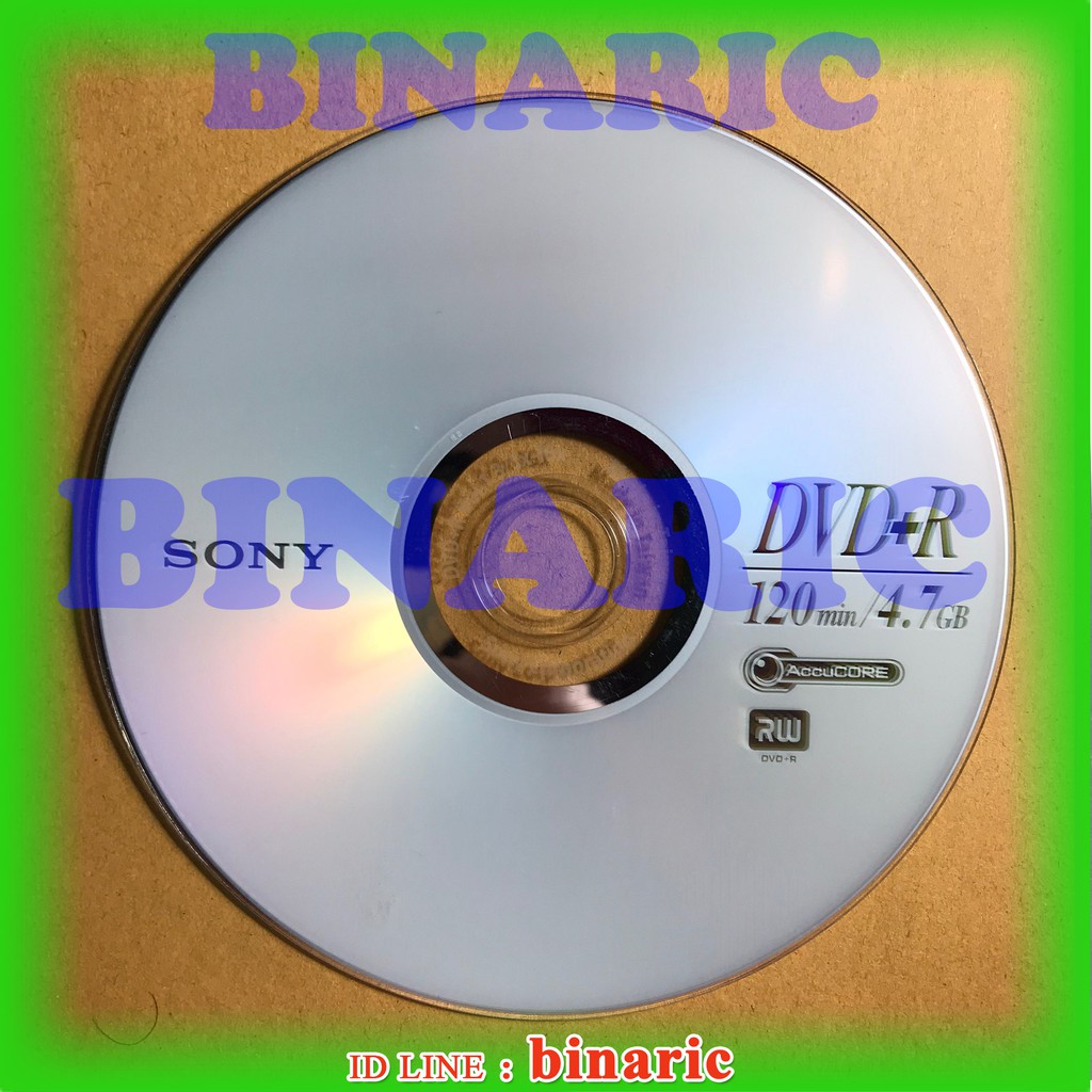 SONY DVD+R (แบบแบ่งขาย 1 แผ่น 15 บาท)  4.7GB/120min.  Speed16x