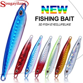 ราคาSougayialng Jigging เหยื่อตกปลาโลหะ 15 กรัม สีเขียว 15 กรัม ส่งเร็วจากไทย 1 ชิ้น