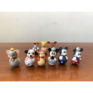 ✨สินค้ามือหนึ่ง✨   กาชาปอง Set Disney ล้มลุก (เเถม3ตัว) (นำเข้าจากญี่ปุ่น🇯🇵)