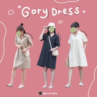 Gory Dress เดรสผ้าฝ้ายคอปก