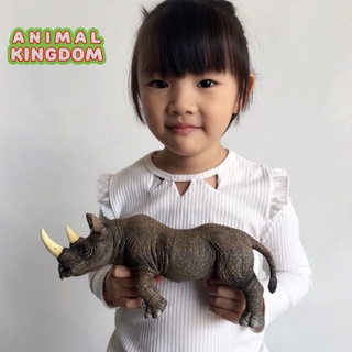 Animal Kingdom - โมเดลสัตว์ แรด ขนาด 30.00 CM (จากหาดใหญ่)