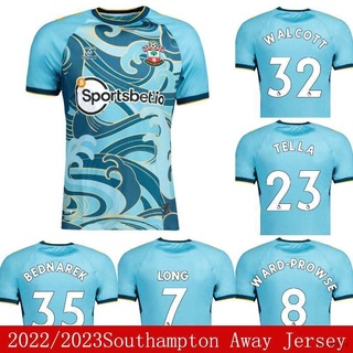 เสื้อกีฬาแขนสั้น ลายทีมชาติฟุตบอล Southampton NP2 2022-2023 Walcott Tella Prowse สําหรับผู้ชาย และผู้หญิง PN2