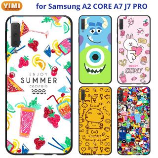 เคส SAMSUNG A52 A72 A12 M12 A42 5G A01 A2 Core A21S 2020 A6 A7 A8 NOTE8 STAR 2018  โทรศัพท์เคสมือถือ ป้องกันรอย พิมพ์ลายการ์ตูน สําหรับ