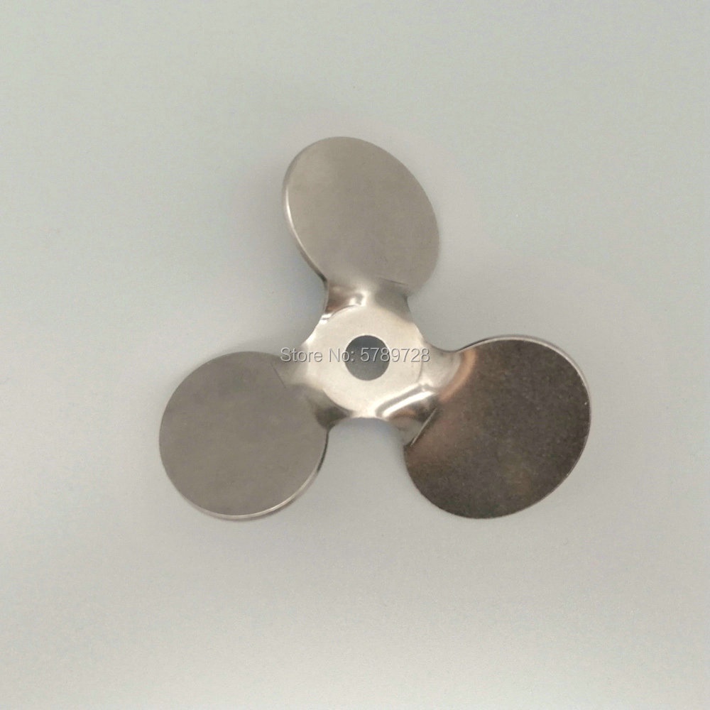 for lab Mixer Equipment 1pcs 304 Stainless Steel Rotating Diameter 4cm to 12cm Three Blade Propeller,Push up The Material Propeller 