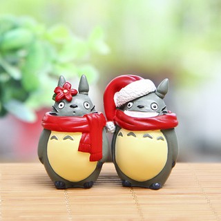 โมเดลโตโตโร่ใส่หมวกคริสต์มาส ฟิกเกอร์โตโตโร่ (Totoro Figure) ต้อนรับวันคริสต์มาส น่ารักมากๆ