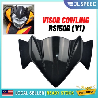 Jl SPEED HONDA RS150 V1 RS150R RS WINDSHIELD COWLING VISOR (สีดํา)