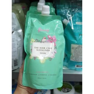 น้ำยาเชื่อมแกน โกเซ็น Gosen The Hair Care Sleekliner Mask 500ml #เชื่อมแกน #ทรีทเม้นท์ล็อคสีผม #เชื่อมแกนผม #โกเซ็น