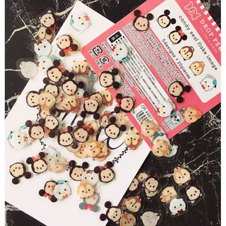 Disney Sticker 100ชิ้น - สติ๊กเกอร์ PVC สติ๊กเกอร์นูนใส Candy seal flake image