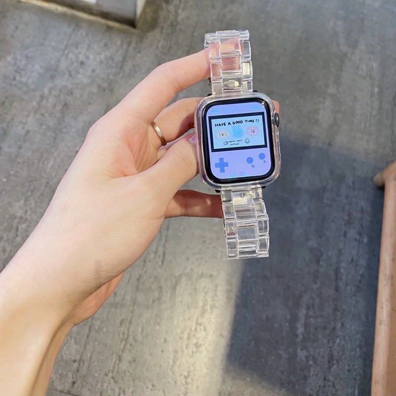 ume  หินอ่อน นาฬิกาข้อมือ สาย smart watch สำหรับ  สาย ซีรีส์ 11 10 9 87 6 5 4 3 2 1 ขนาด 38/41/42/40/44/45/46/49 มม