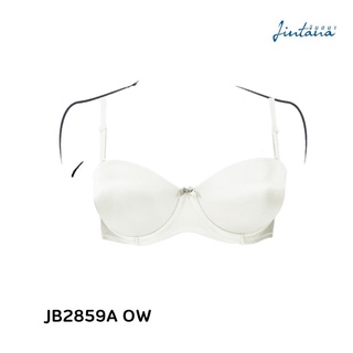 Jintana เสื้อชั้นใน (เสริมโครง) รุ่น Basic Bra รหัส JB2859A สีขาว