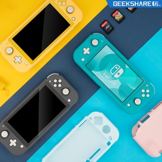 Geekshare All-in-One เคสแข็ง สีพื้น รวมทุกอย่าง สําหรับ Nintendo Switch Lite