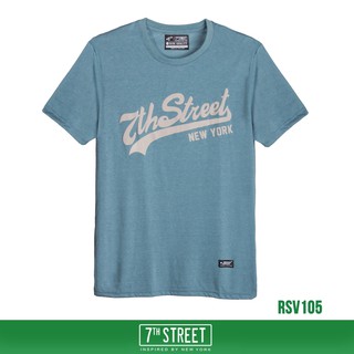 7th Street เสื้อยืด รุ่น RSV105 ทอปเทาฟ้า ของแท้ 100%