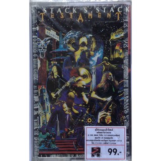 Cassette Tape เทปคาสเซ็ตเพลง Testament Live at The Fillmore ลิขสิทธิ์ ซีล