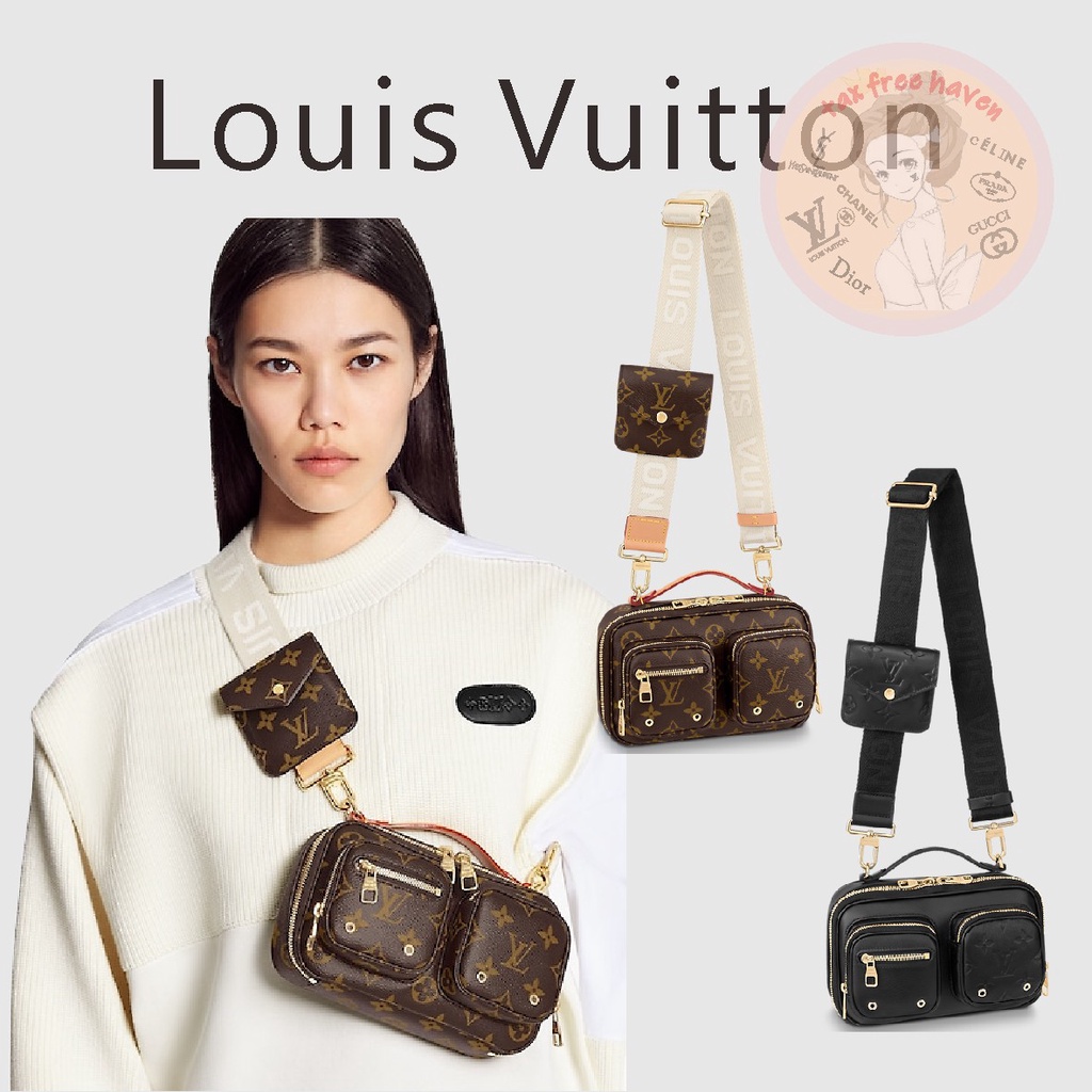 Shopee ราคาต่ำสุด 🔥ของแท้ 100% 🎁Louis Vuitton Brand New LV UTILITY CROSSBODY Handbag