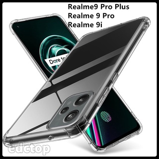 Realmi 9 Pro Plus Case Transparent Protect Phone Cover Oppo Realme 9Pro Plus Realme9 9i Shockproof Soft Silicone Coque