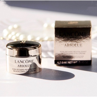 Lancome absolue soin regard revitalisant revitalizing eye cream 5ml. บำรุงรอบดวงตา