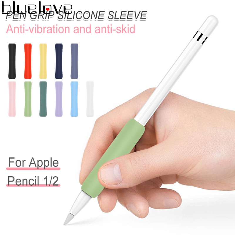 สําหรับ Apple Pencil 1/2 รุ่น กันลื่น ทัชสกรีน ปากกา ปลอกซิลิโคน / ปลอกปากกาสไตลัส กันกระแทก หลายสี การออกแบบฝาครอบ สําหรับ Apple Pencil