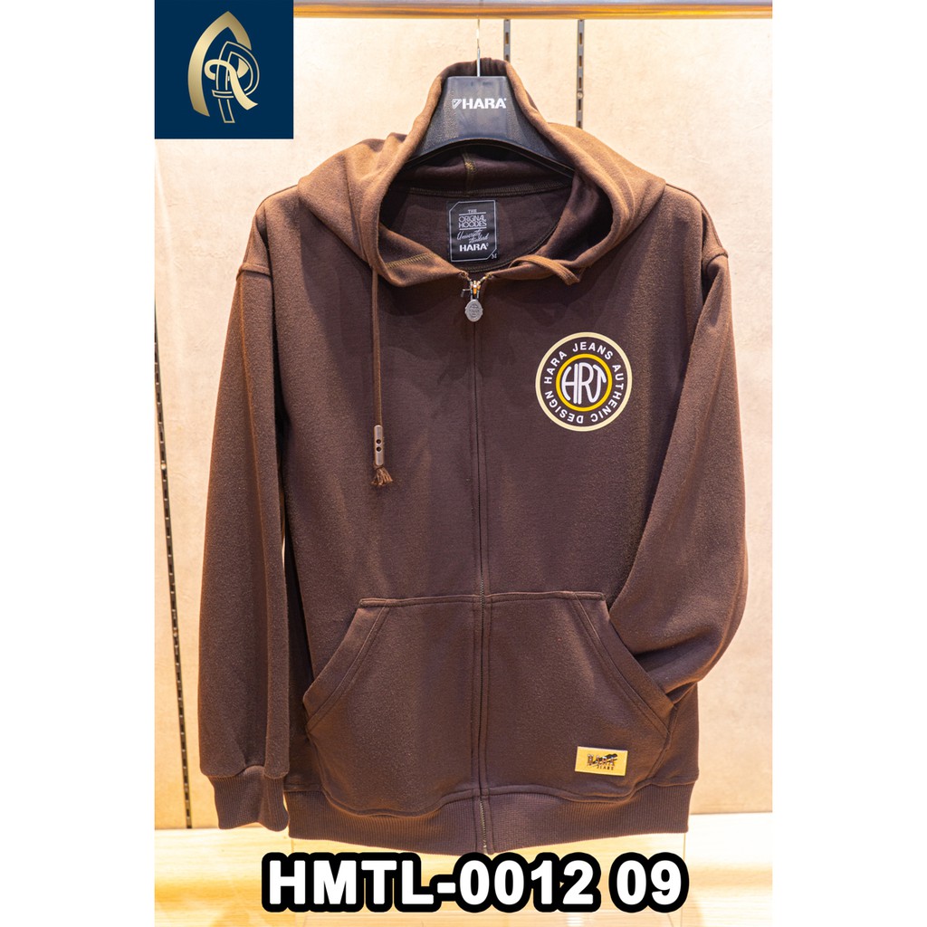 HARA เสื้อฮู๊ด HMTL-0012 สีน้ำตาล (09)