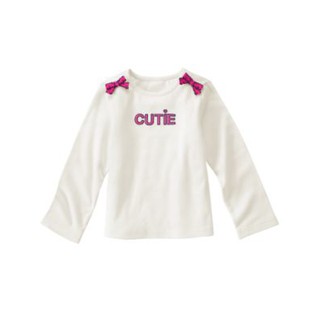 พร้อมส่ง Gymboree Cutie Bow Tee ไซส์ 7T (สินค้านำเข้าจาก USA)