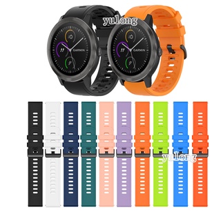 สายนาฬิกาซิลิโคนสำหรับ Garmin Vivoactive 3 Music