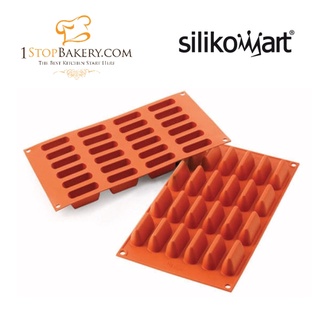 Silikomart SF125 Choco Gianduia 50x18 H. 23.5 mm.Mould SK011
