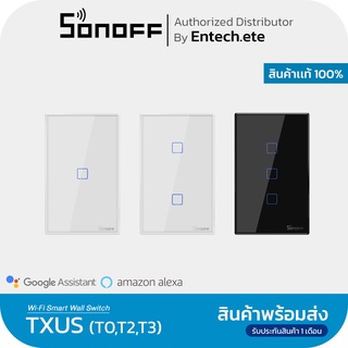 แหล่งขายและราคาSonoff Wall Switch T0, T2, T3 สวิทไฟ วอลสวิท Wi-Fi Switch ระบบสัมผัส sonoff switchอาจถูกใจคุณ