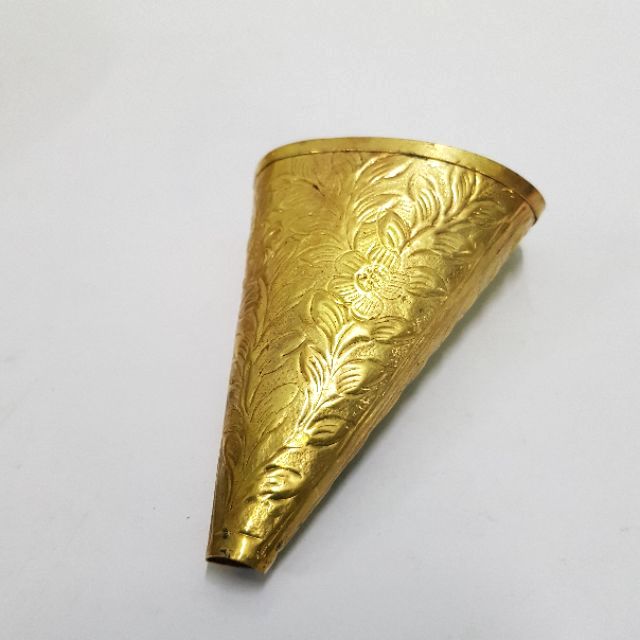 Brass byfa อุปกรณ์เครื่องหมาก ชุดเชี่ยนหมาก ตอกลายงานช่างฝีมือ ลายดอก ใบไม้ ลายไทยสวยงาม9” ราคา ถูกที่สุด ดีลบีเคเค แกลเลอรีภาพที่ 8