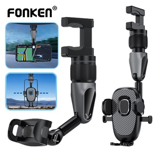 Fonken ที่วางโทรศัพท์ในรถยนต์ หมุนได้ 360 องศา ที่วางกระจกมองหลัง คลิปแขวนโทรศัพท์ในรถ